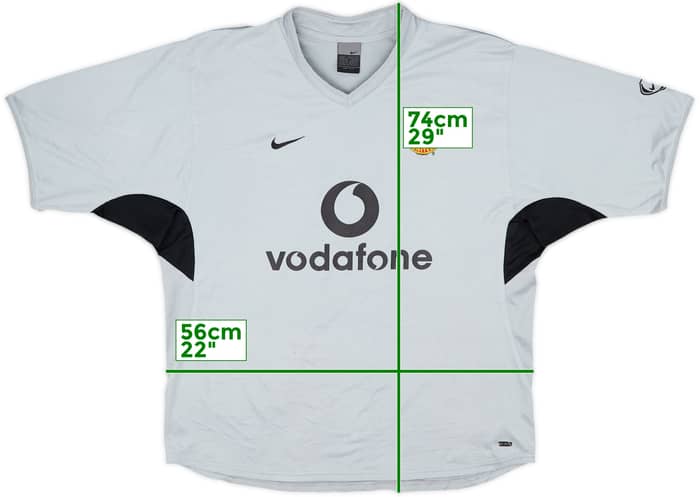 2003-04 Manchester United Nike Training Shirt - 6/10 - (L)