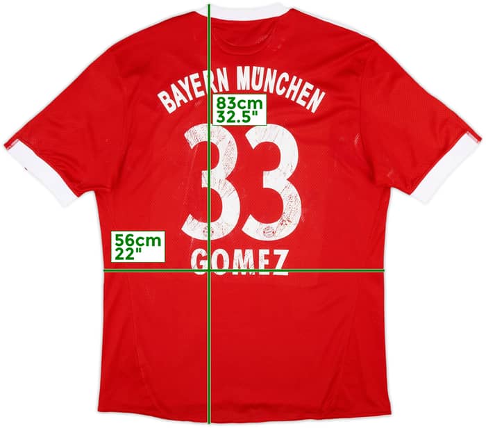 2009-10 Bayern Munich Home Shirt Gomez #33 - 5/10 - (XL)
