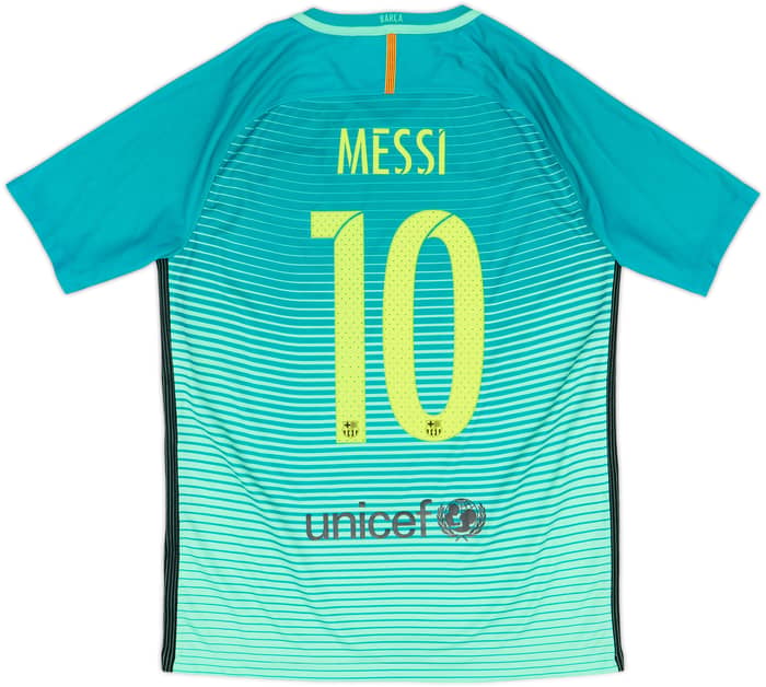 2016-17 Barcelona Tercera Camiseta Messi #10 - 8/10 - (M)