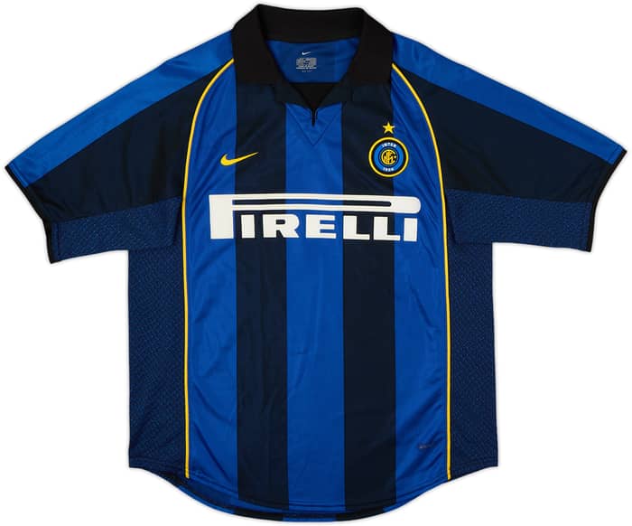 2001-02 Inter Milan Home Shirt Ronaldo #9 - 8/10 - (S)