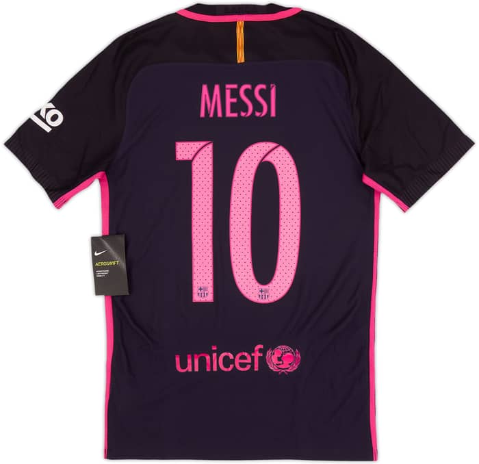2016-17 Barcelona Authentic Away Shirt Messi #10 (S)