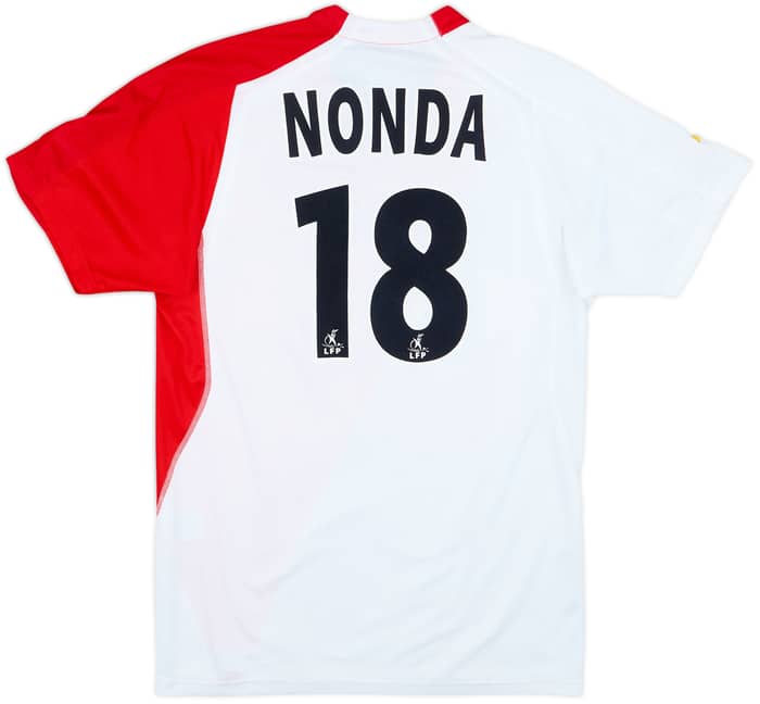 2004-06 Monaco Home Shirt Nonda #18 - 8/10 - (M)
