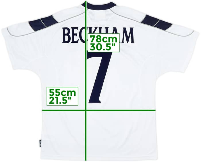 1999-00 Manchester United Third Shirt Beckham #7 - 7/10 - (L)