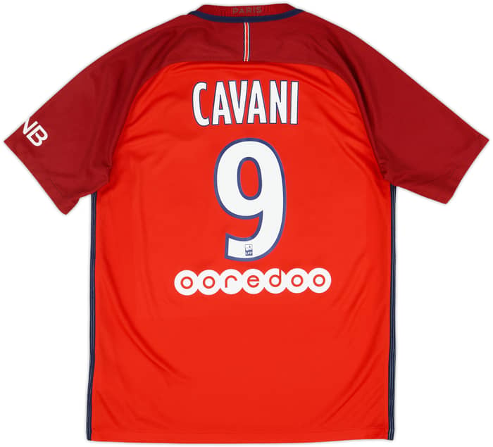 2016-17 Paris Saint-Germain Away Shirt Cavani #9 - 8/10 - (M)