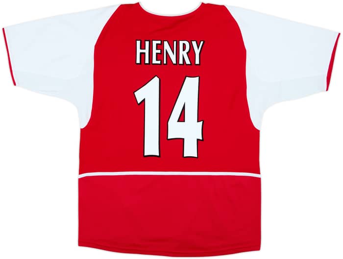 2002-04 Arsenal Home Shirt Henry #14 - 8/10 - (XL)
