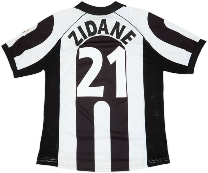 1997-98 Juventus Centenary Home Shirt Zidane #21 - 8/10 - (XL)