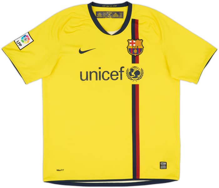 2008-10 Barcelona Away Shirt Ibrahimovic #9 - 8/10 - (L)