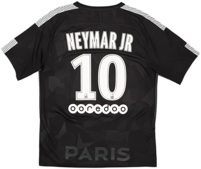 2017-18 Paris Saint-Germain Third Shirt Neymar Jr #10 - 8/10 - (M)
