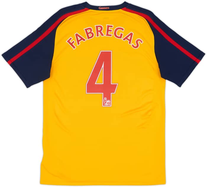 2008-09 Arsenal Away Shirt Fabregas #4 - 8/10 - (S)