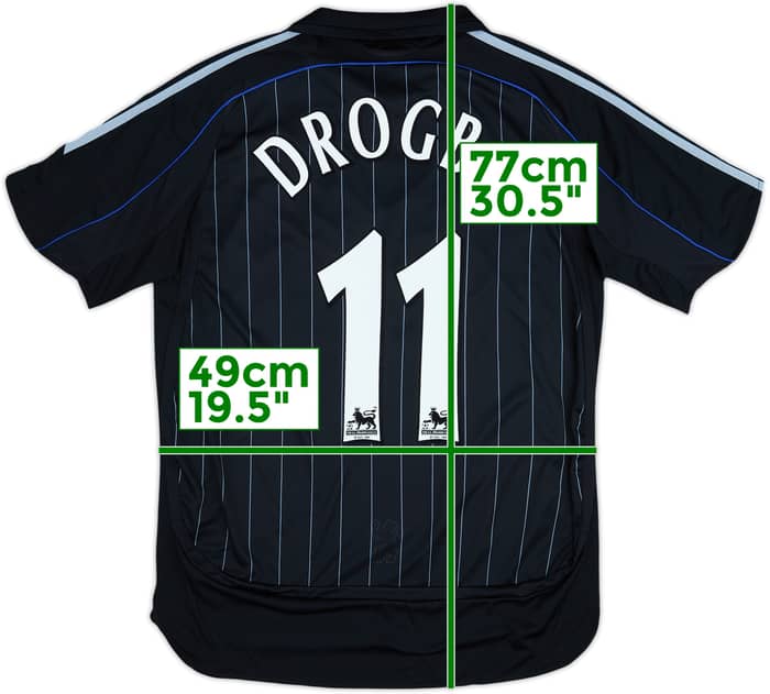 2006-07 Chelsea Third Shirt Drogba #11 - 8/10 - (M)