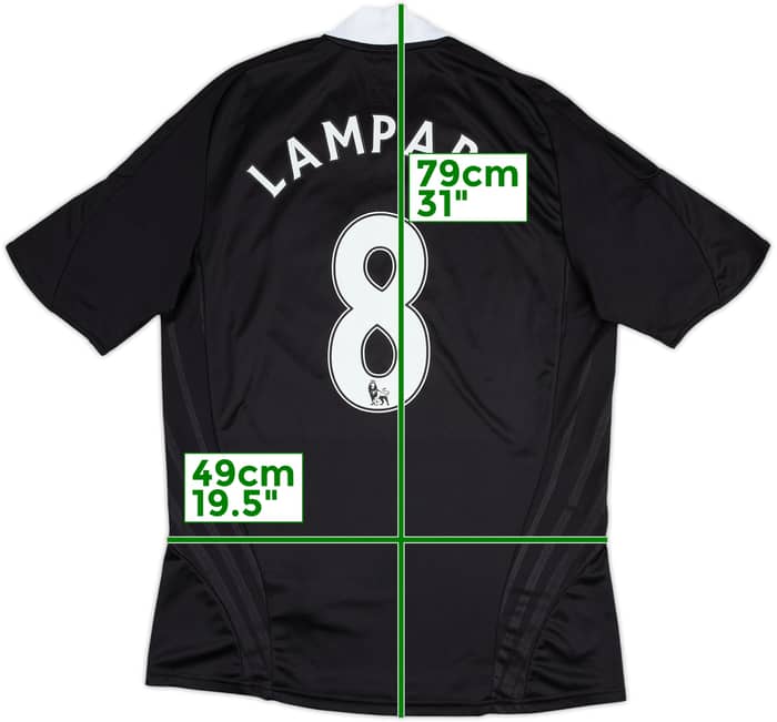 2008-09 Chelsea Away Shirt Lampard #8 - 8/10 - (M)