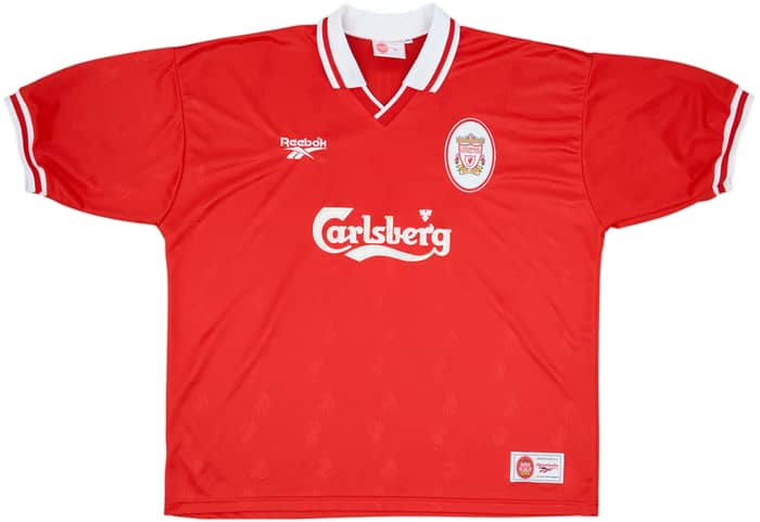 1996-98 Liverpool Home Shirt Fowler #9 - 8/10 - (XXL)