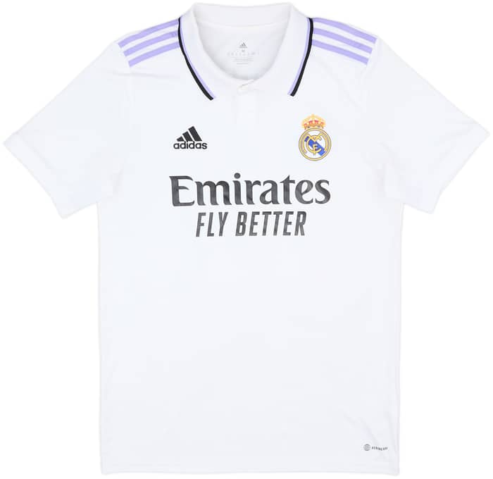 2022-23 Real Madrid Home Shirt Tchouameni #18 - 10/10 - (M)