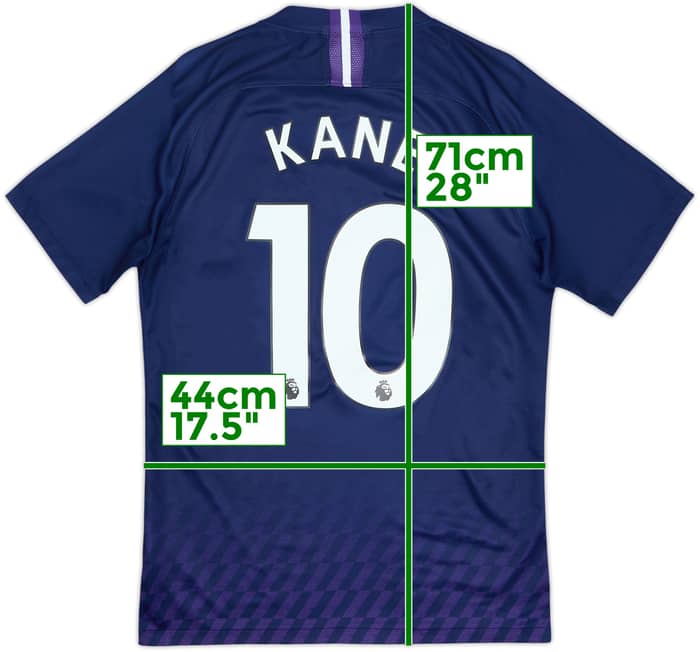 2019-20 Tottenham Away Shirt Kane #10 - 8/10 - (S)
