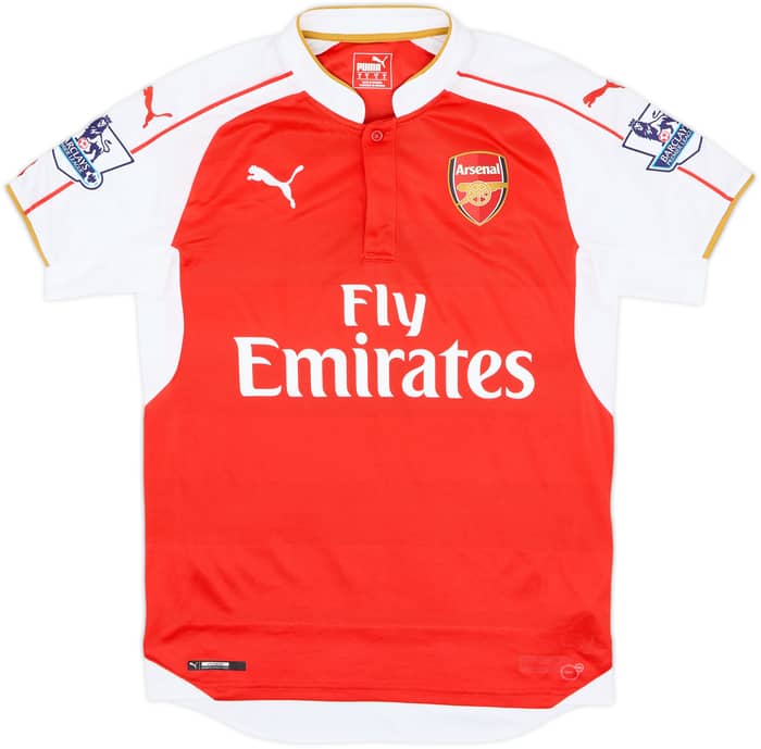 2015-16 Arsenal Home Shirt Arteta #8 - 8/10 - (S)