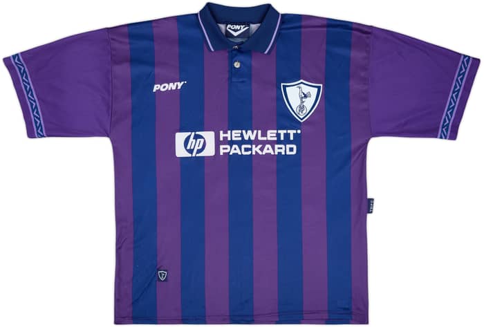 1995-97 Tottenham Away Shirt Sheringham #10 - 8/10 - (XL)