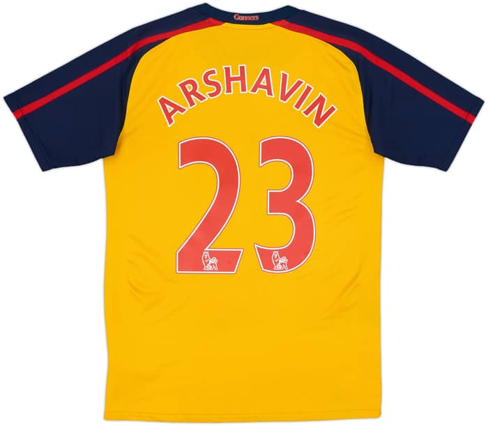 2008-09 Arsenal Away Shirt Arshavin #23 - 7/10 - (13-15 Years)