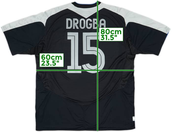 2004-05 Chelsea Away Shirt Drogba #15 - 7/10 - (XXL)