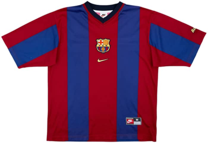 1998-00 Barcelona Basic Home Shirt Rivaldo #11 - 7/10 - (M)