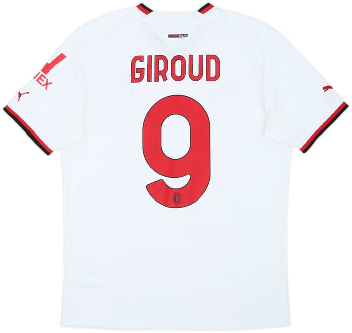 2022-23 AC Milan Away Shirt Giroud #9 - 8/10 - (M)