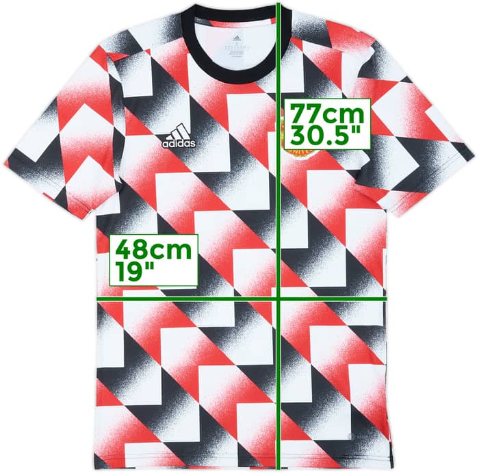 2022-23 Manchester United adidas Training Shirt - 10/10 - (S)