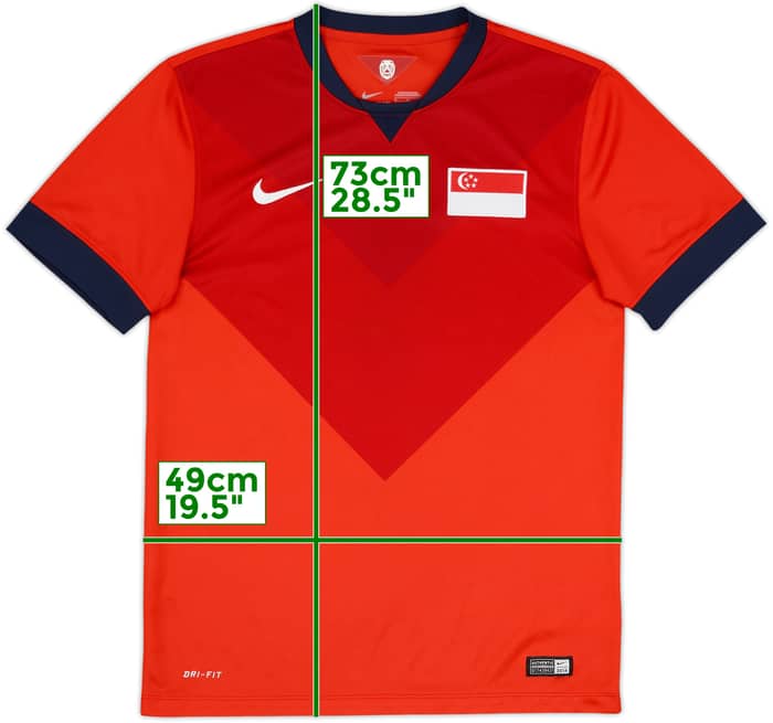 2014 Singapore Home Shirt - 6/10 - (M)