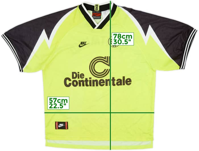 1995-96 Borussia Dortmund Home Shirt - 6/10 - (XXL)