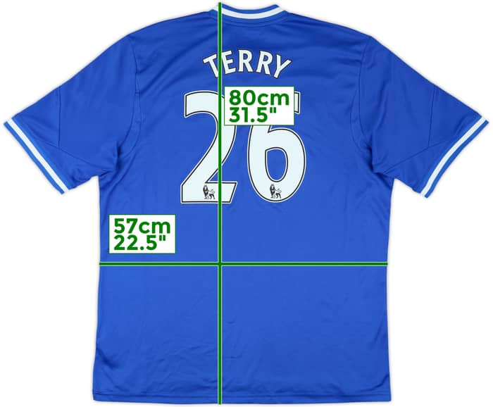 2013-14 Chelsea Home Shirt Terry #26 - 8/10 - (XL)