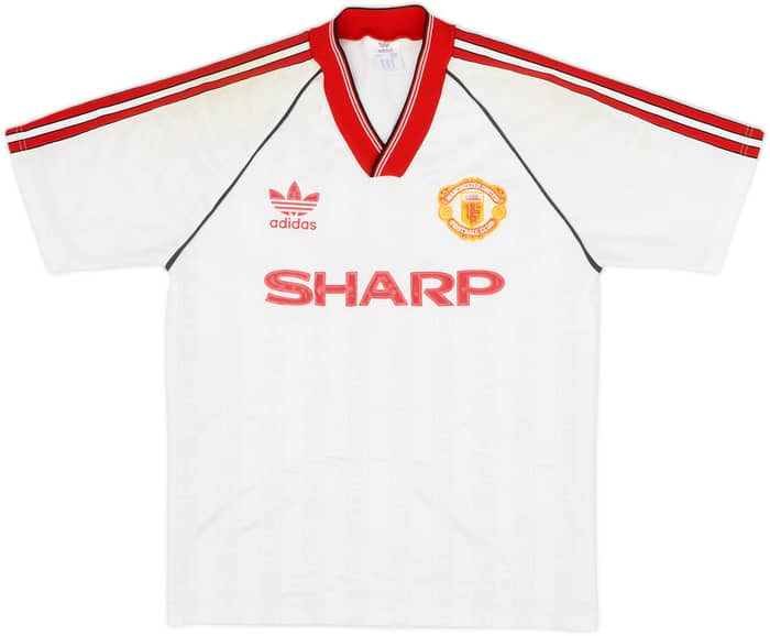 1988-90 Mánchester Unido Camiseta Visitante - 7/10 - (S)
