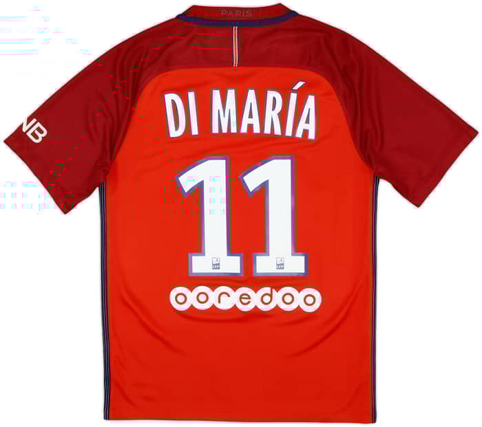 2016-17 Paris Saint-Germain Away Shirt Di Maria #11 - 6/10 - (S)