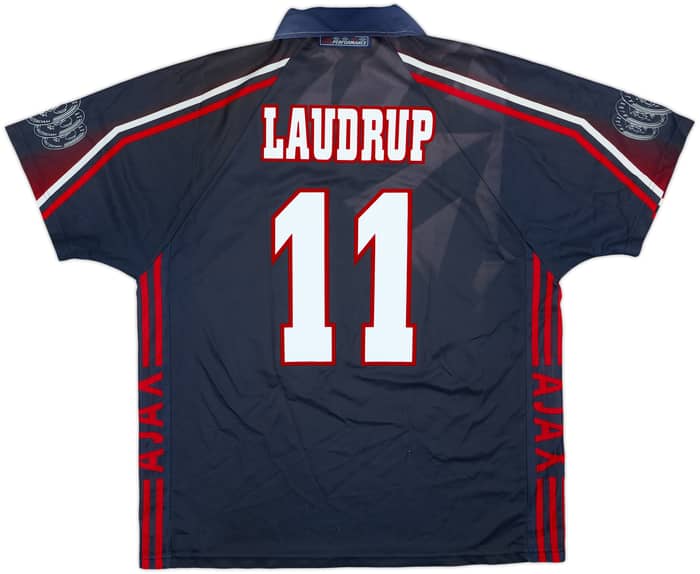1997-98 Ajax Away Shirt Laudrup #11 - 8/10 - (XL)