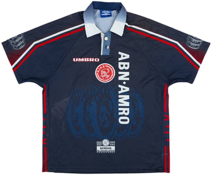 1997-98 Ajax Away Shirt Laudrup #11 - 8/10 - (XL)