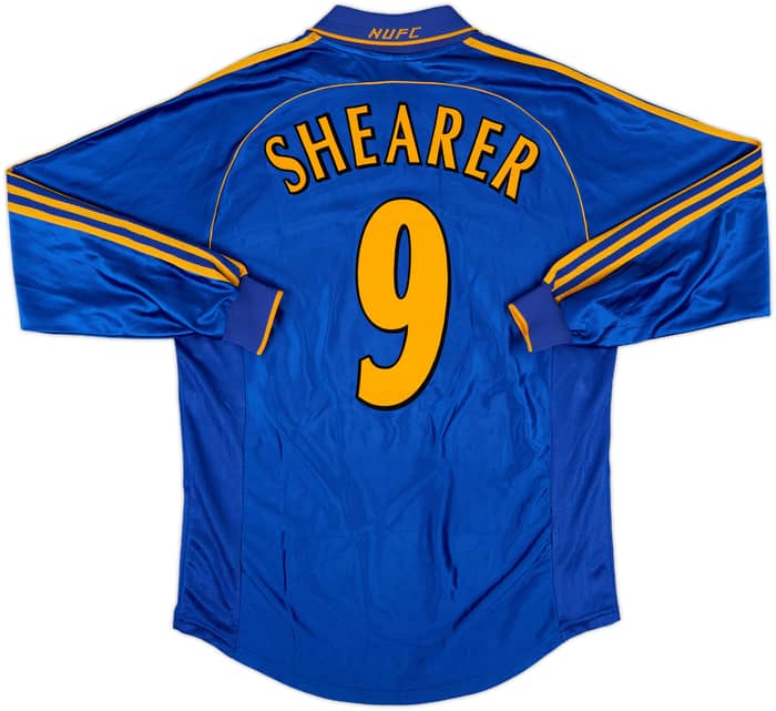 1998-99 Newcastle Away L/S Shirt Shearer #9 - 8/10 - (M)
