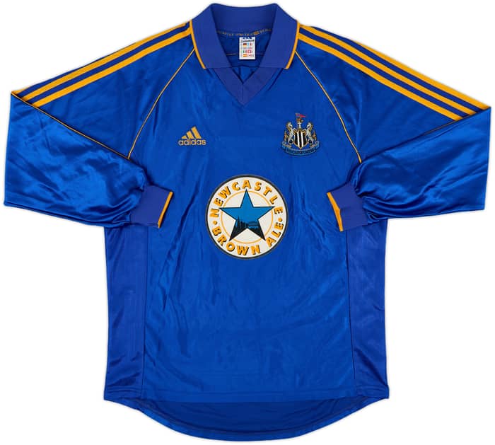 1998-99 Newcastle Away L/S Shirt Shearer #9 - 8/10 - (M)