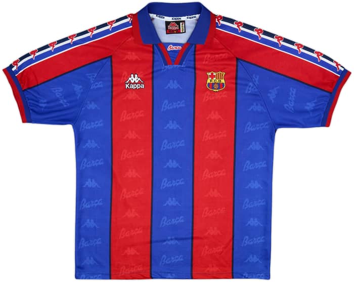 1995-97 Barcelona Home Shirt - 9/10 - (L)