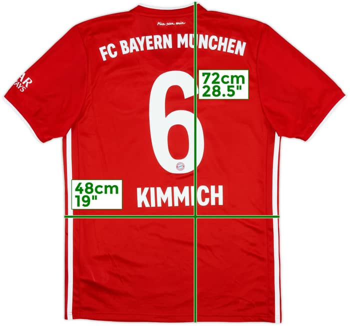 2020-21 Bayern Munich Home Shirt Kimmich #6 - 9/10 - (M)