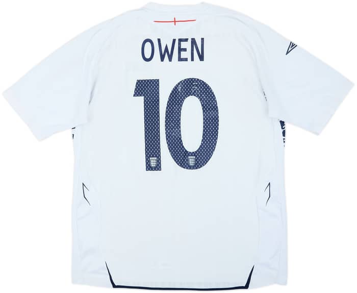 2005-07 England Home Shirt Owen #10 - 5/10 - (XL)