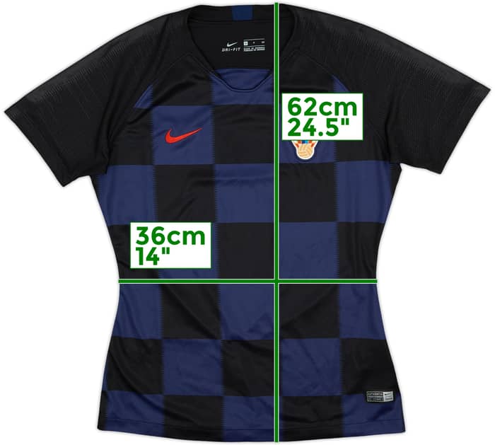 2018-19 Croatia Away Shirt - 8/10 - (Women's S)