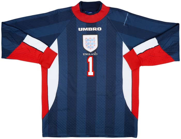 1998-99 England GK Shirt Seaman #1 - 5/10 - (M)