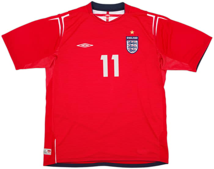 Camiseta de visitante de Inglaterra 2004-06 Lampard #11 - 10/10 - (XL)