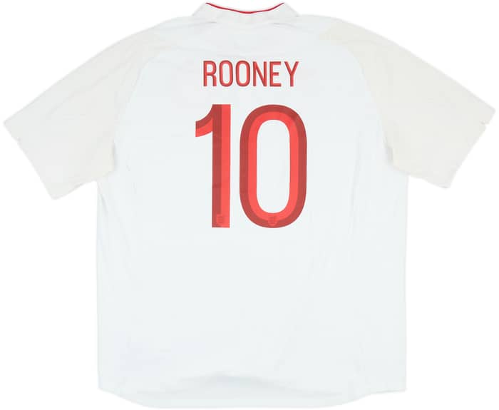 2012-13 England Home Shirt Rooney #10 - 8/10 - (3XL)