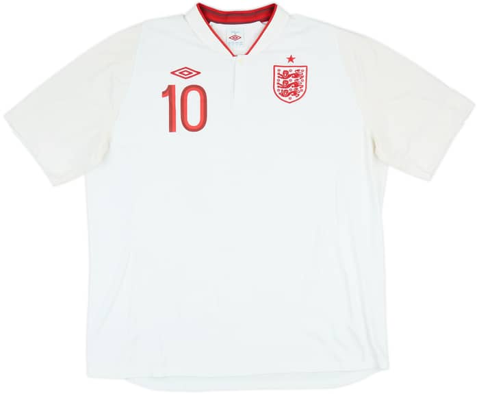 2012-13 England Home Shirt Rooney #10 - 8/10 - (3XL)