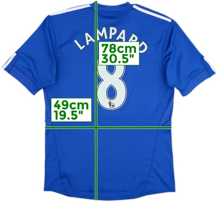 2009-10 Chelsea Home Shirt Lampard #8 - 6/10 - (M)