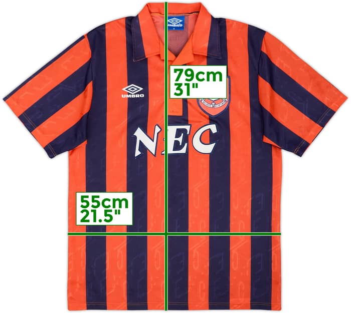 1992-94 Everton Away Shirt - 8/10 - (M)