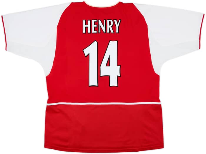 2002-04 Arsenal Home Shirt Henry #14 - 8/10 - (XXL)