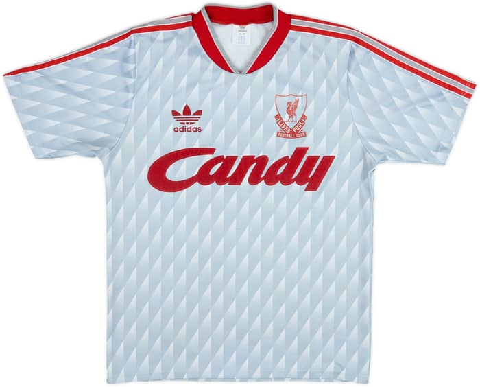 1989-91 Liverpool Camiseta Visitante - 8/10 - (S)