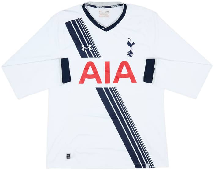 2015-16 Tottenham Home L/S Shirt Kane #10 - 6/10 - (XL)