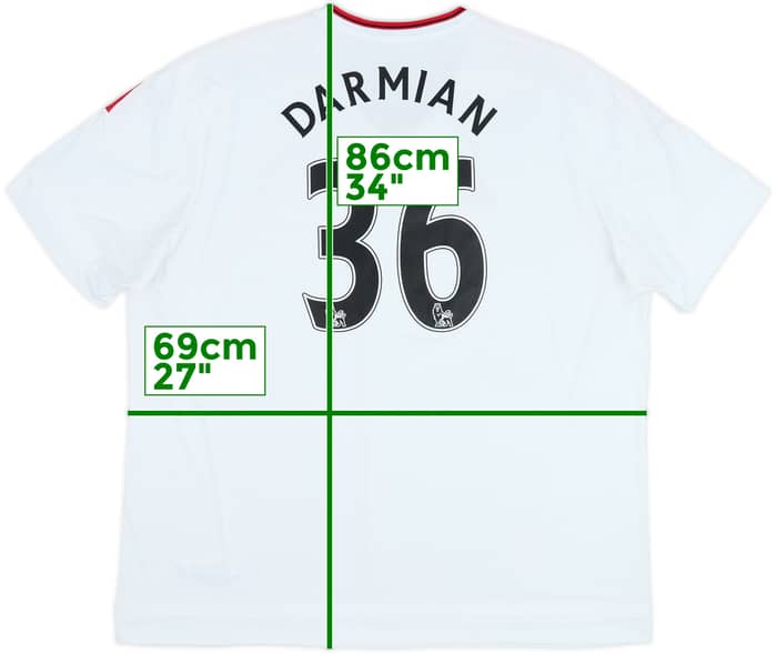 2015-16 Manchester United Away Shirt Darmian #36 - 9/10 - (3XL)