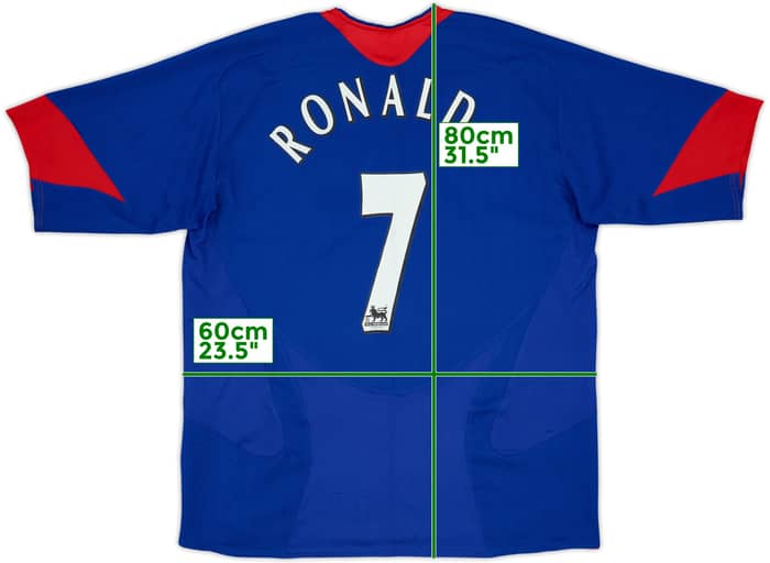 2005-06 Manchester United Away Shirt Ronaldo #7 - 8/10 - (XL)