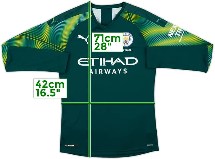 2019-20 Manchester City GK Shirt - 6/10 - (S)